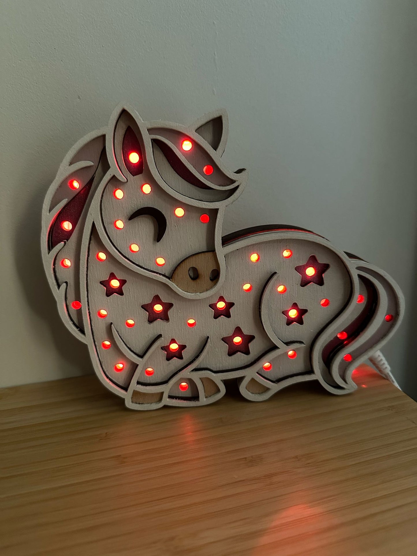 Paard Led Nachtlamp (klein)