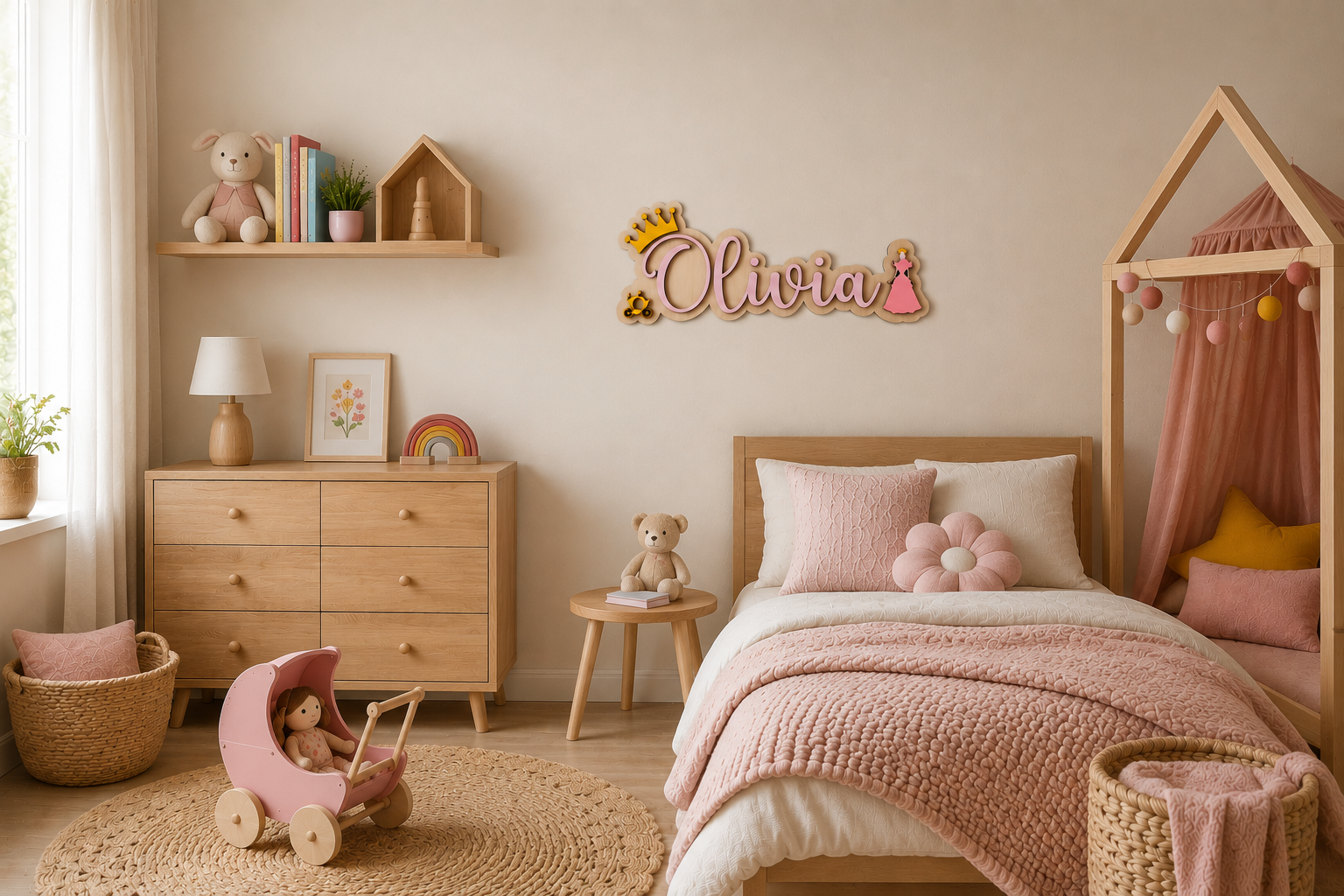 prinsessen naambord