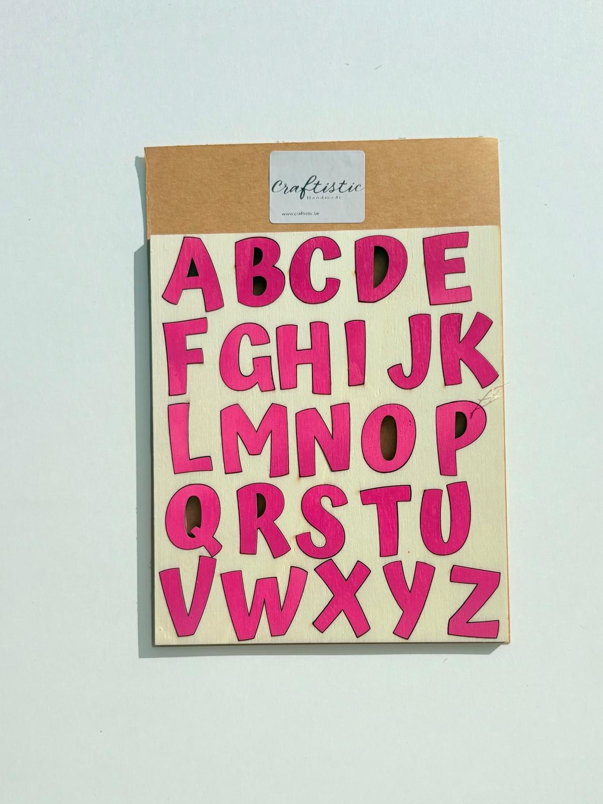 Zelfklevende Houten Letters – Muurletters voor Namen en Woorden