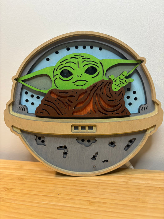 Baby Yoda Led Nachtlamp