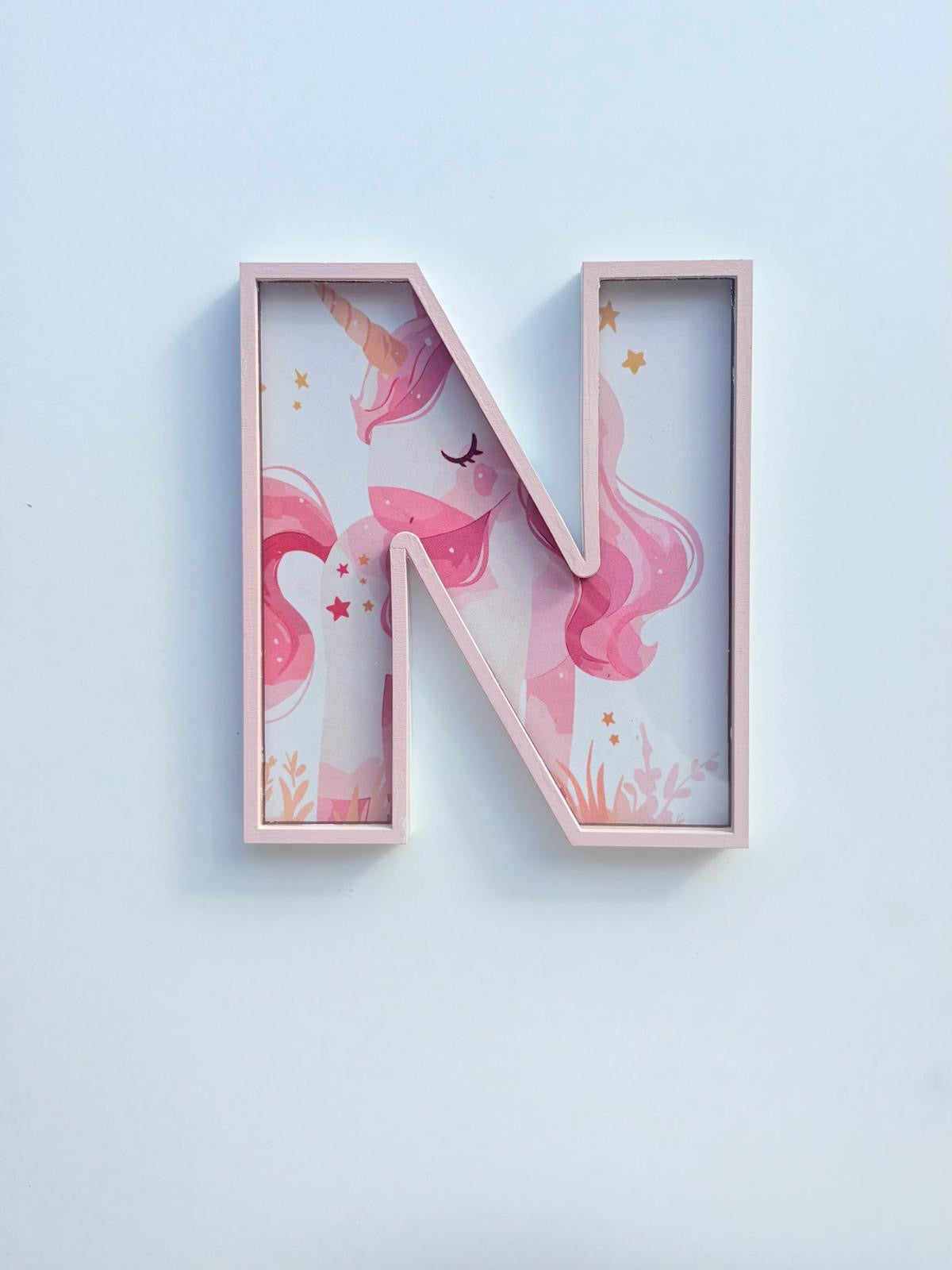 Gepersonaliseerde Houten 3D Letter Naam – Kinderkamer Decoratie 18 cm - Princes