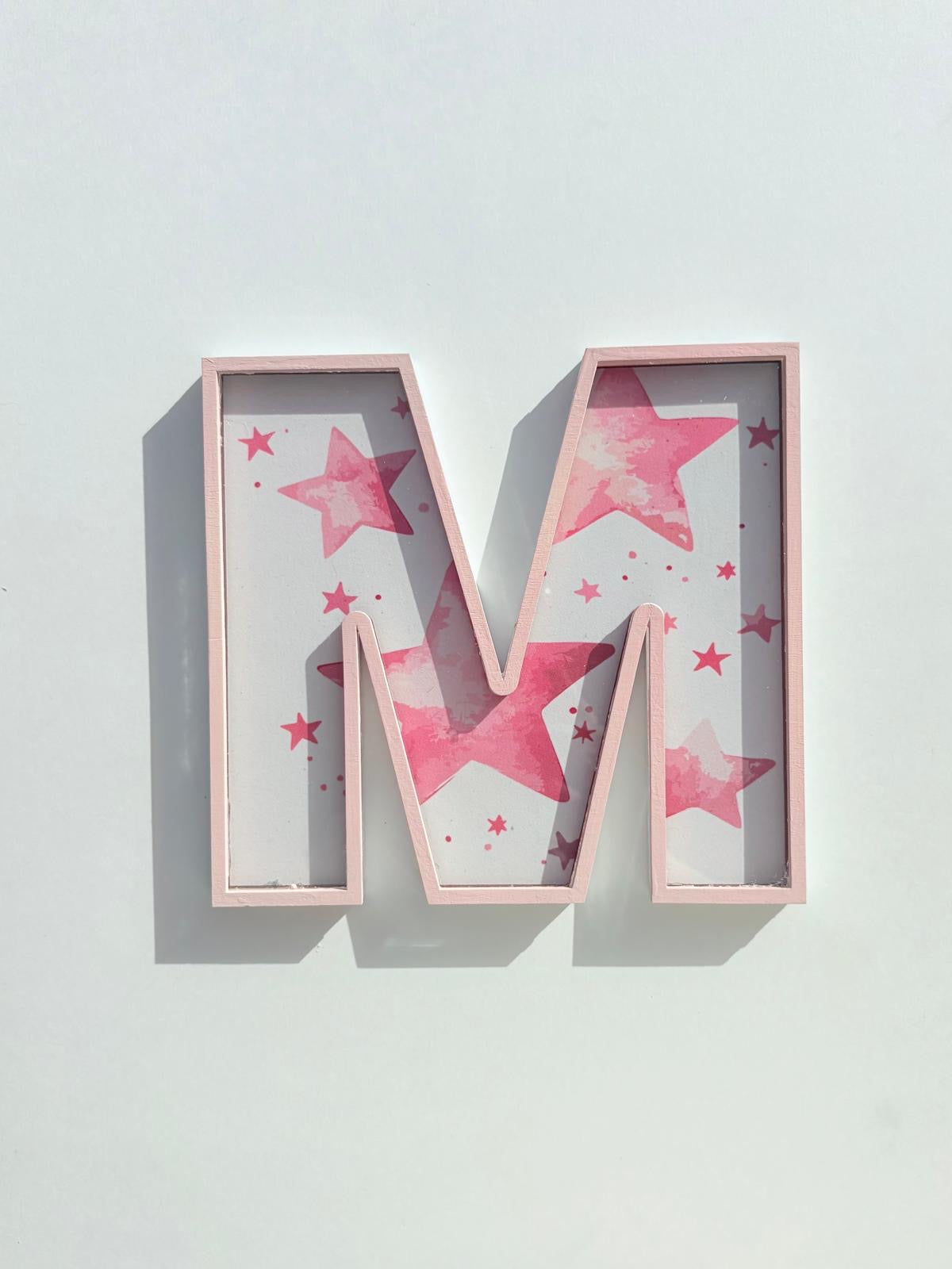 Gepersonaliseerde Houten 3D Letter Naam – Kinderkamer Decoratie 18 cm - Princes